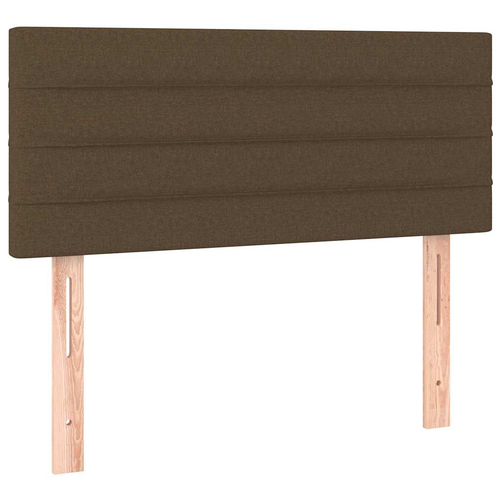 Vidaxl hoofdbord 100x5x78 88 cm stof donkerbruin