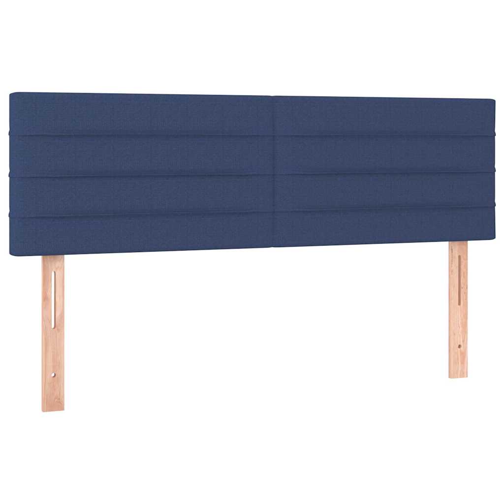 Vidaxl hoofdborden 2 st 72x5x78 88 cm stof blauw