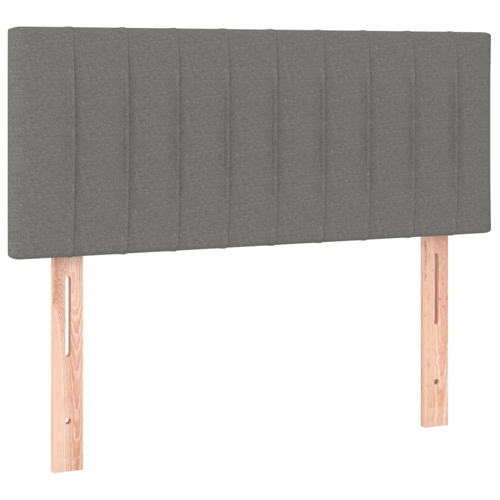 Vidaxl hoofdbord 90x5x78 88 cm stof donkergrijs