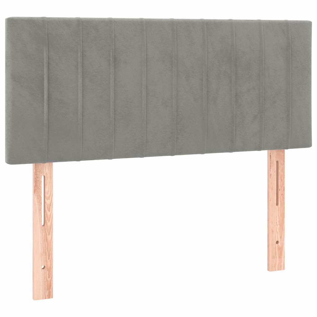 Vidaxl hoofdbord 90x5x78 88 cm fluweel lichtgrijs