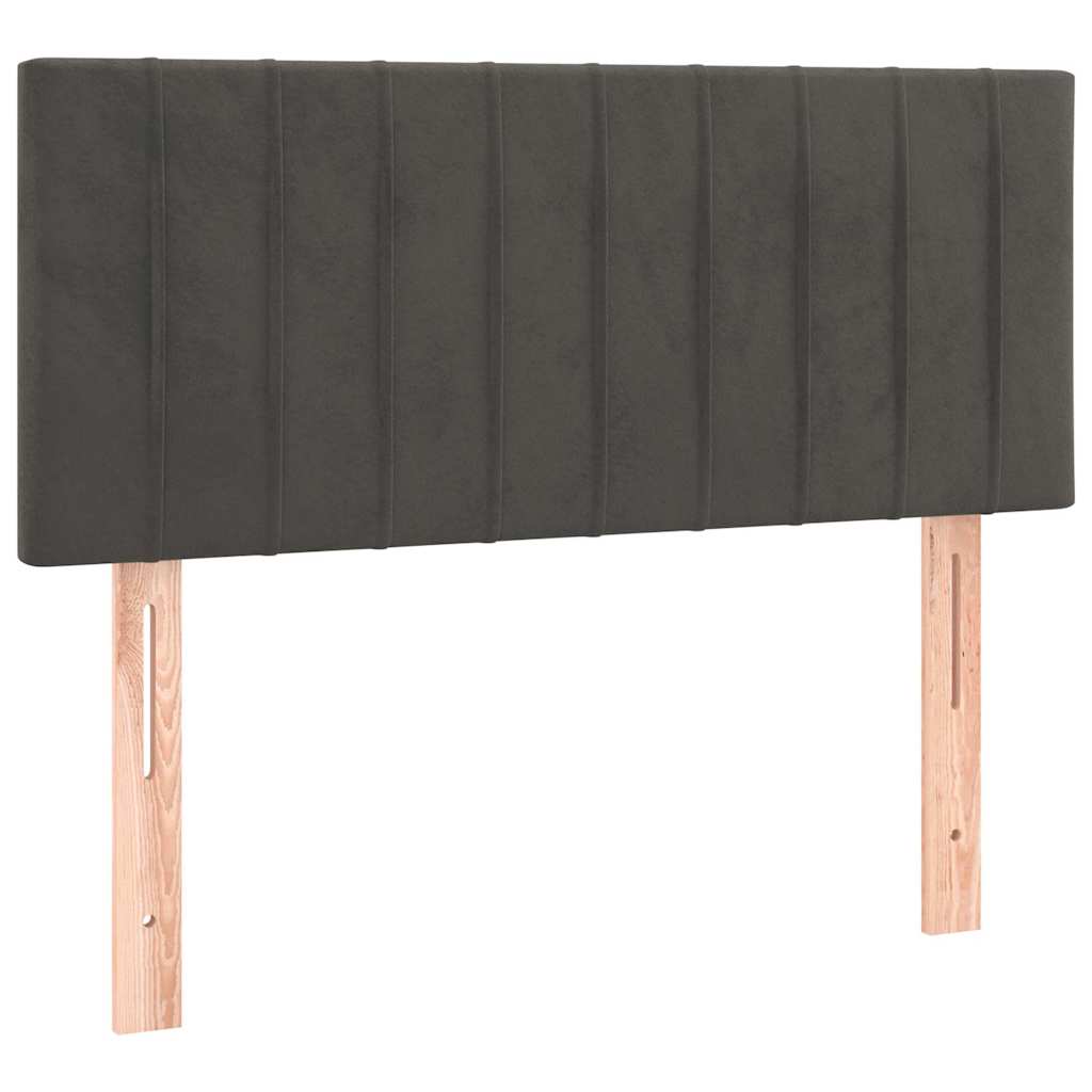 Vidaxl hoofdbord 90x5x78 88 cm fluweel donkergrijs