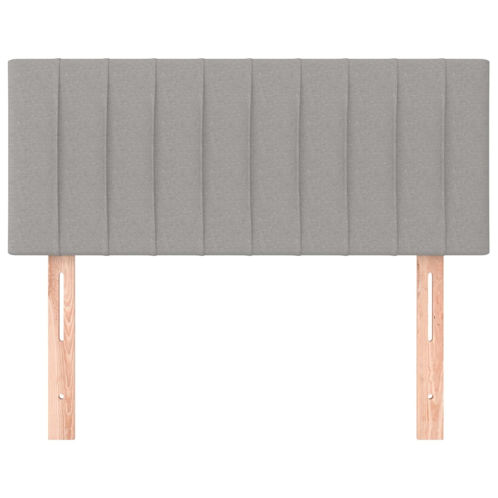 Vidaxl hoofdbord 100 x 5 x 78 88 cm stof lichtgrijs