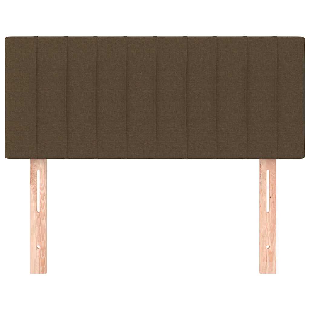 Vidaxl hoofdbord 100x5x78 88 cm stof donkerbruin
