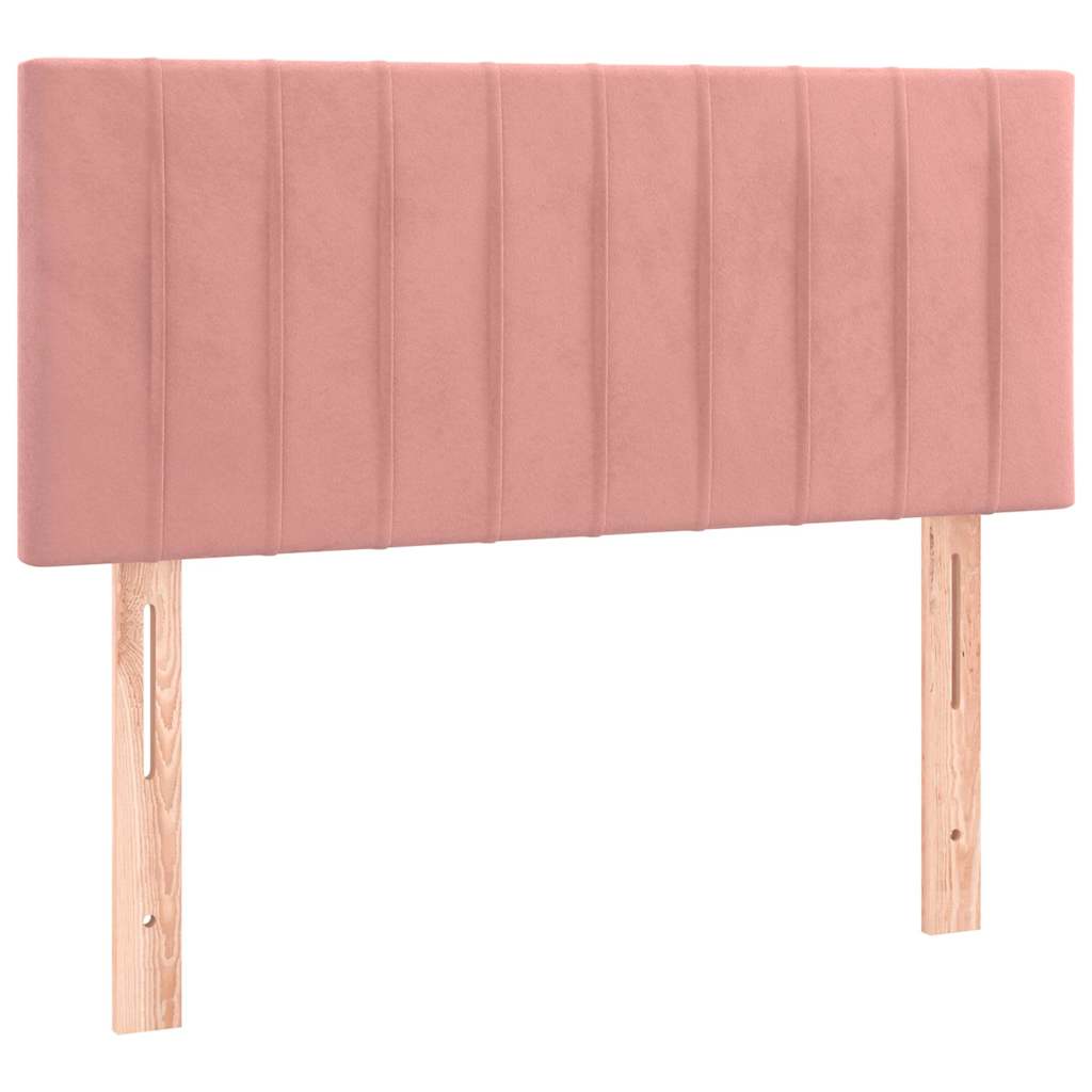 Vidaxl hoofdbord 100x5x78 88 cm fluweel roze
