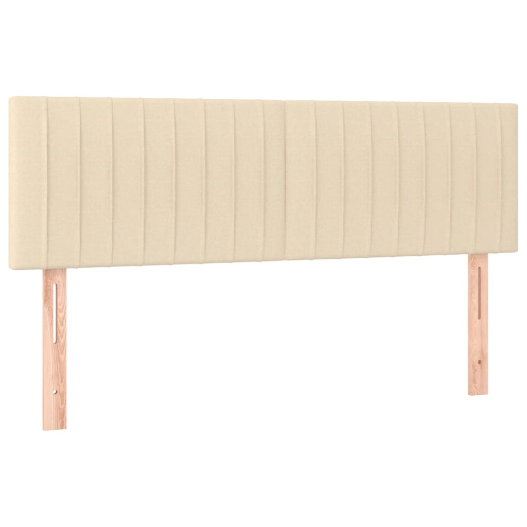 Vidaxl hoofdborden 2 st 72x5x78 88 cm stof crèmekleurig