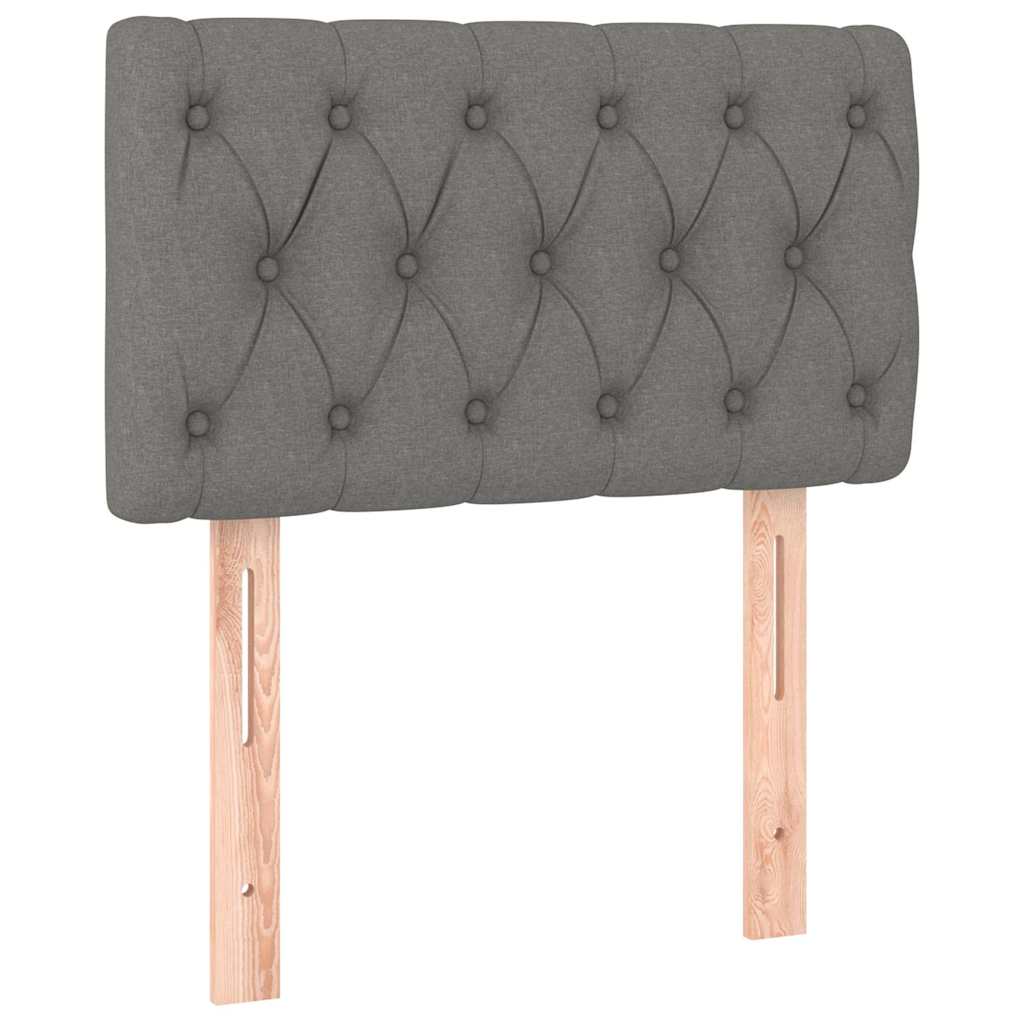 Vidaxl hoofdbord 80x7x78 88 cm stof donkergrijs
