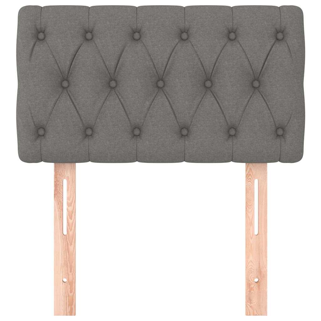 Vidaxl hoofdbord 80x7x78 88 cm stof donkergrijs