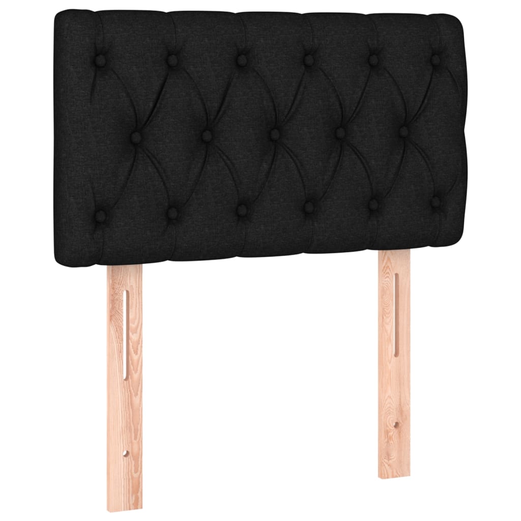 Vidaxl hoofdbord 80x7x78 88 cm stof zwart