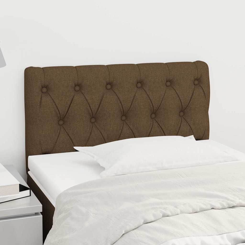 Vidaxl hoofdbord 80x7x78 88 cm stof donkerbruin
