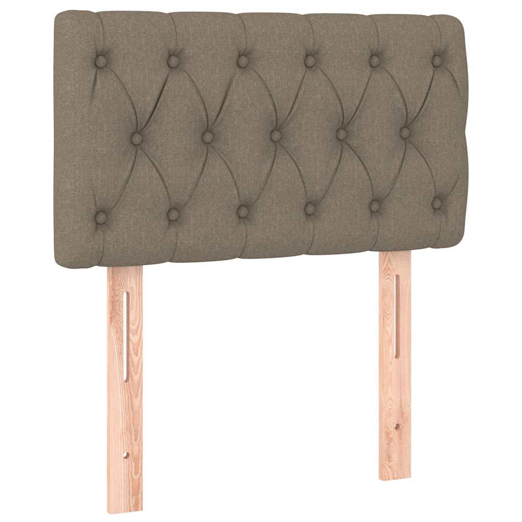 Vidaxl hoofdbord 80x7x78 88 cm stof taupe