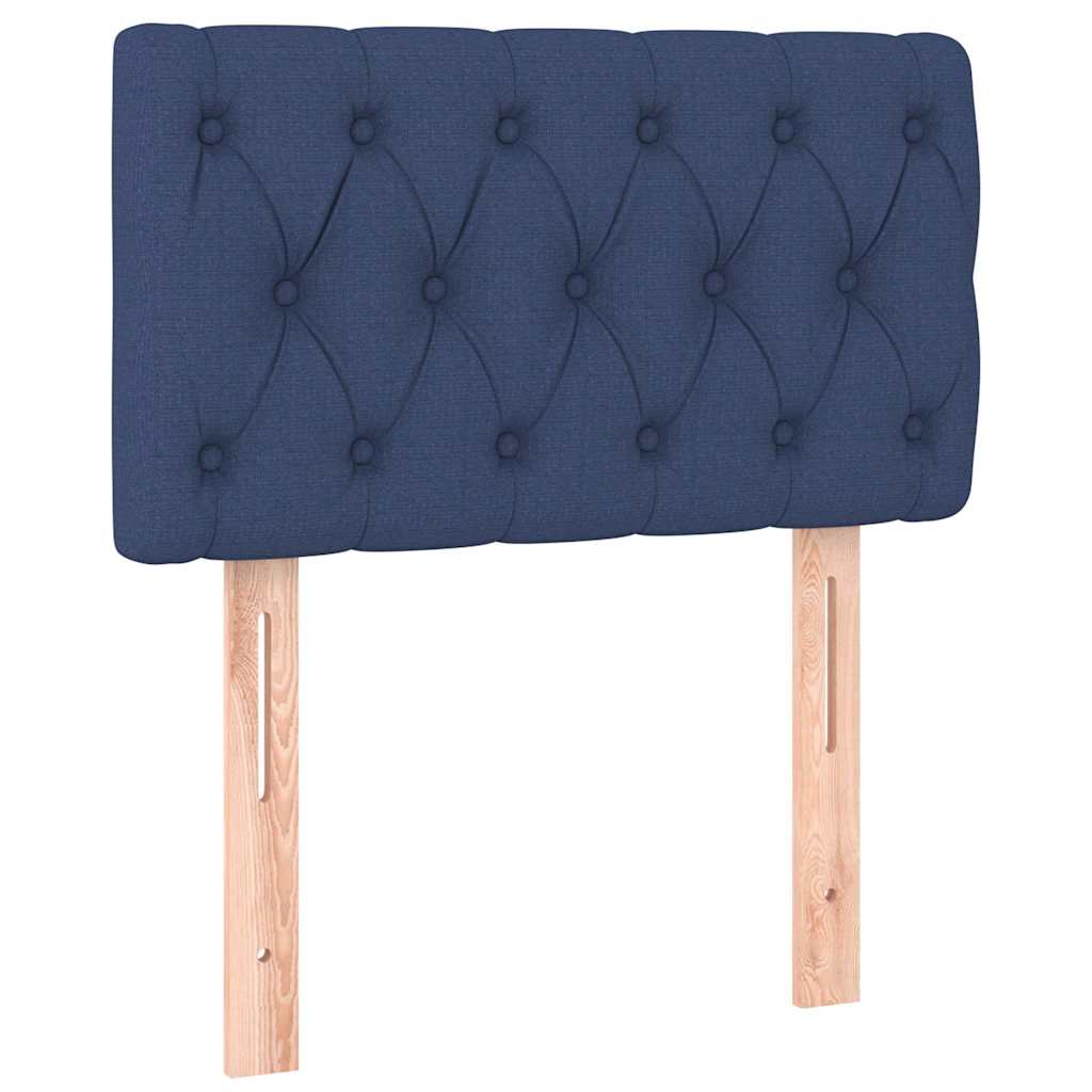 Vidaxl hoofdbord 80x7x78 88 cm stof blauw