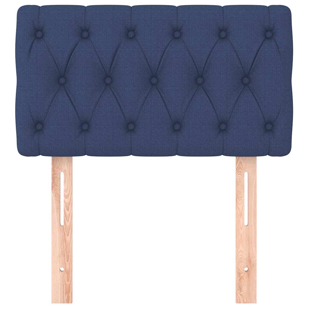 Vidaxl hoofdbord 80x7x78 88 cm stof blauw