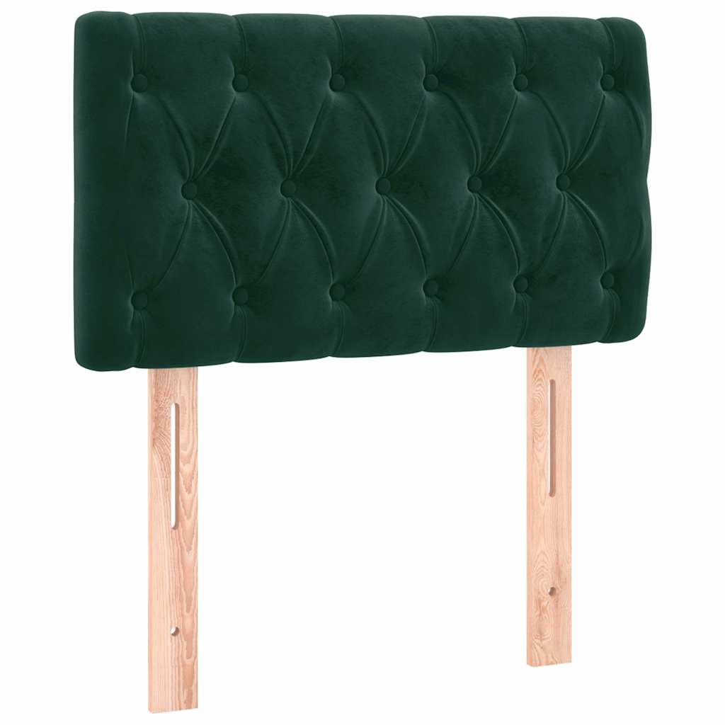 Vidaxl hoofdbord 80x7x78 88 cm fluweel donkergroen