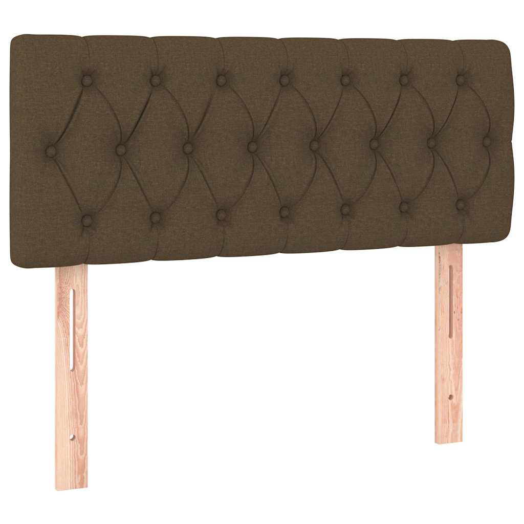 Vidaxl hoofdbord 90x7x78 88 cm stof donkerbruin