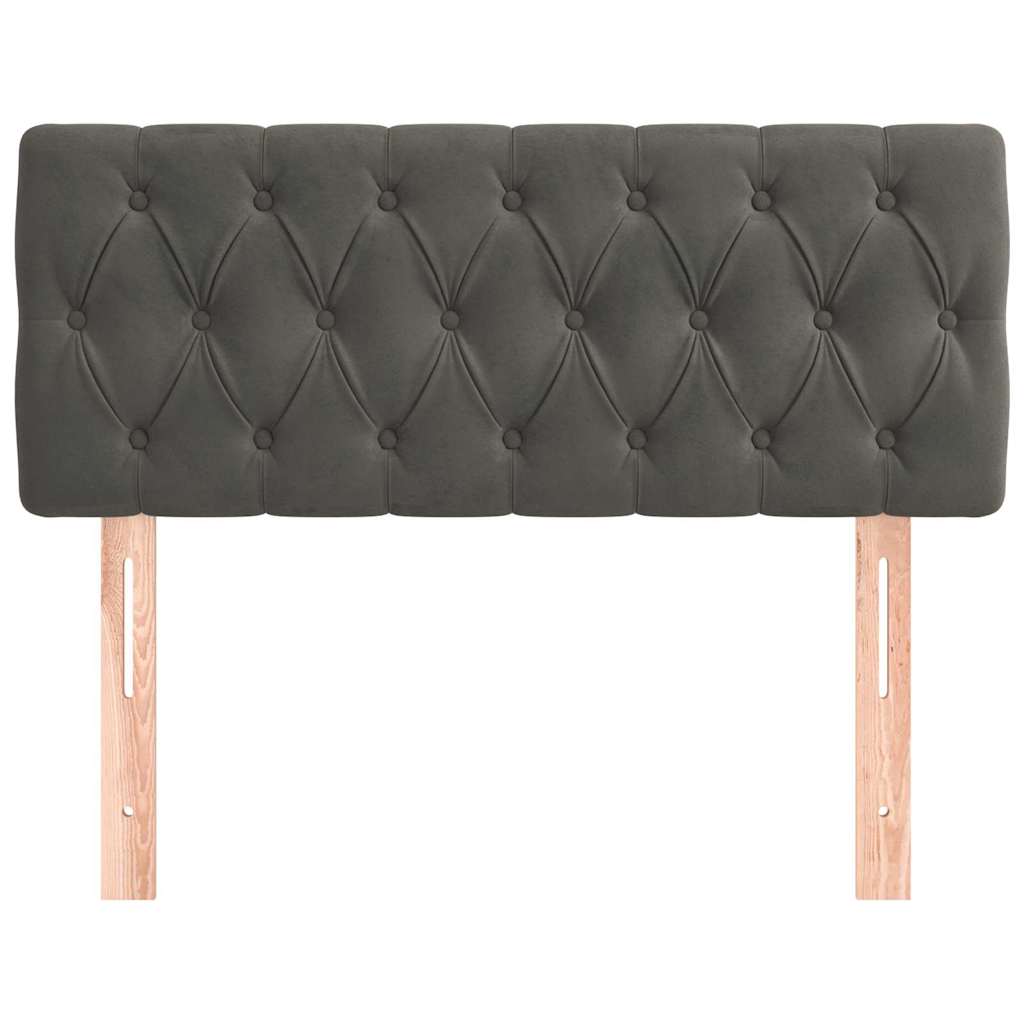 Vidaxl hoofdbord 90x7x78 88 cm fluweel donkergrijs