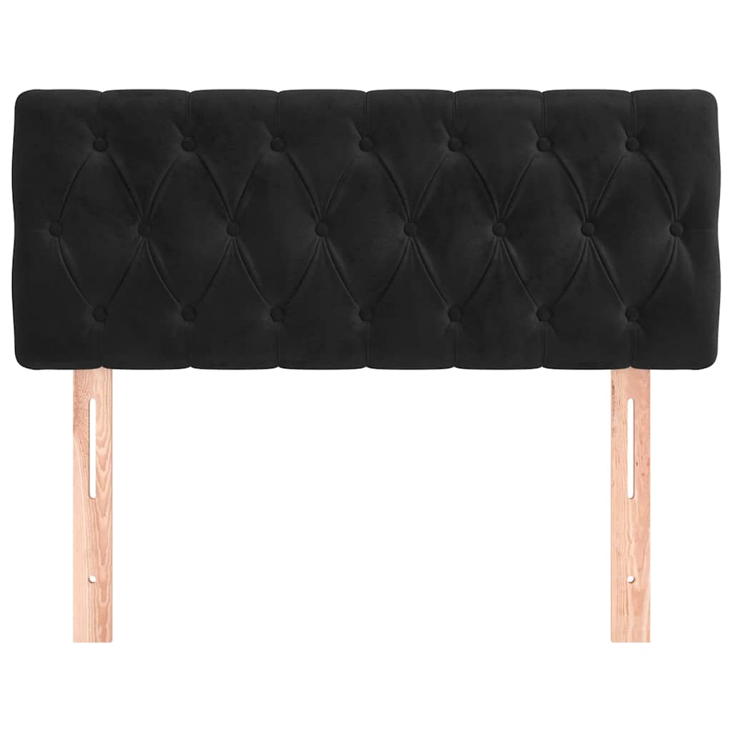 Vidaxl hoofdbord 90x7x78 88 cm fluweel zwart