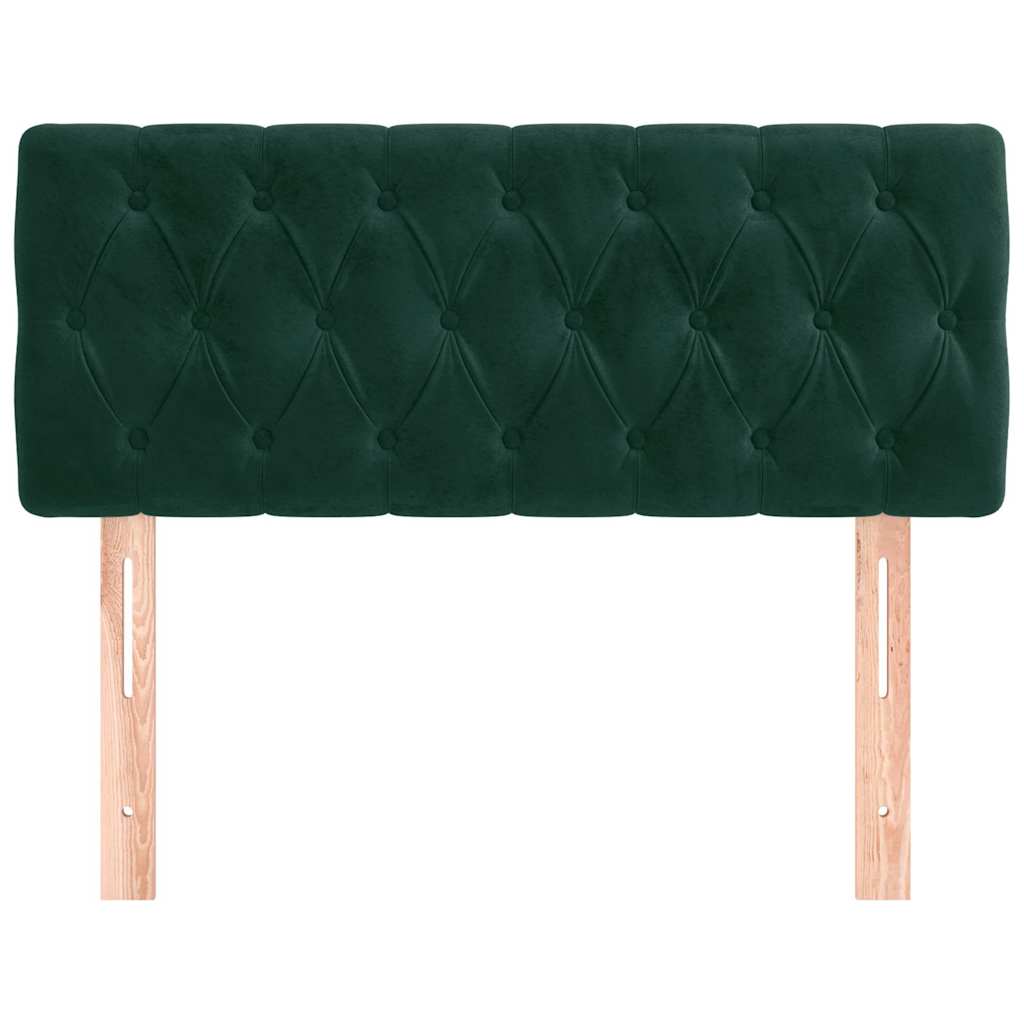Vidaxl hoofdbord 90x7x78 88 cm fluweel donkergroen