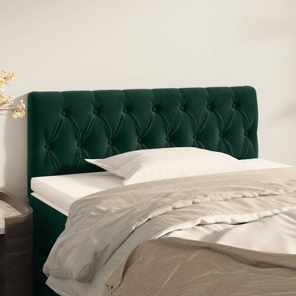 Vidaxl hoofdbord 90x7x78 88 cm fluweel donkergroen