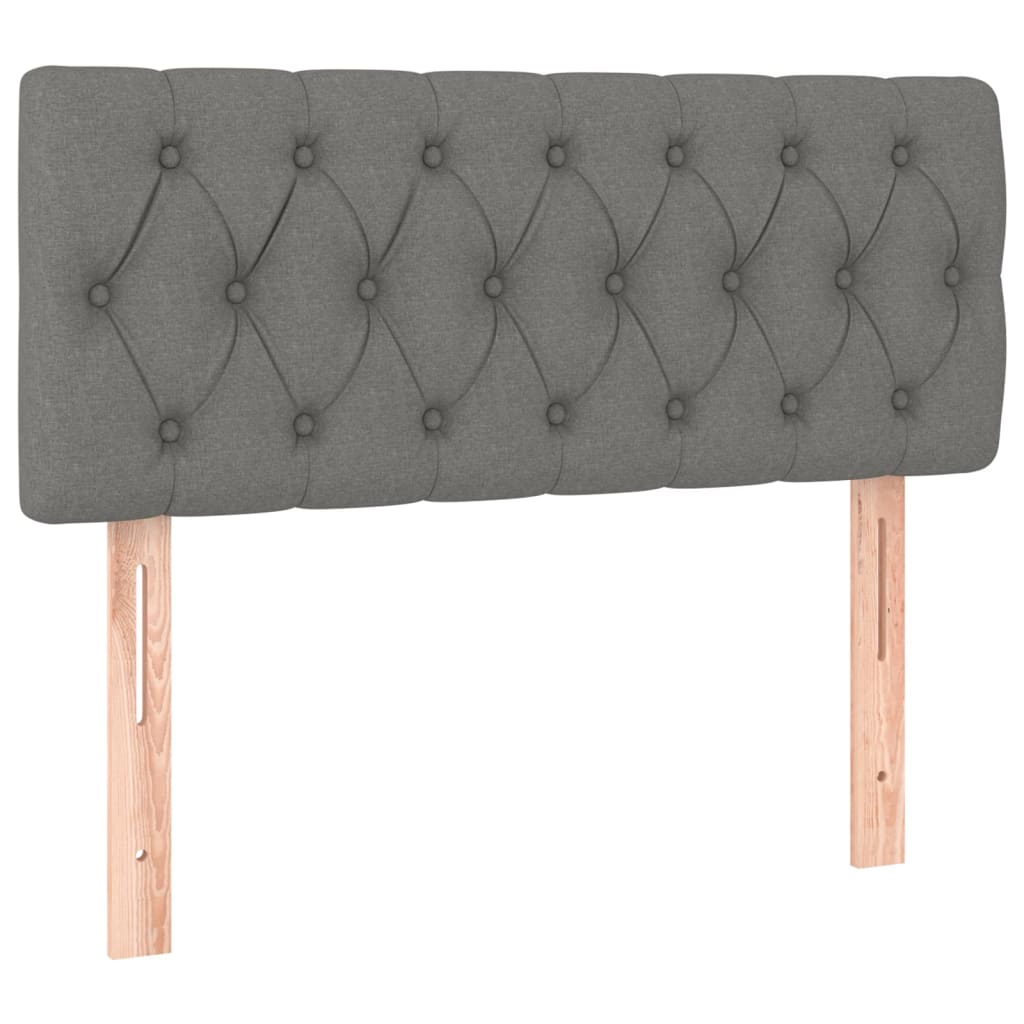 Vidaxl hoofdbord 100x7x78 88 cm stof donkergrijs