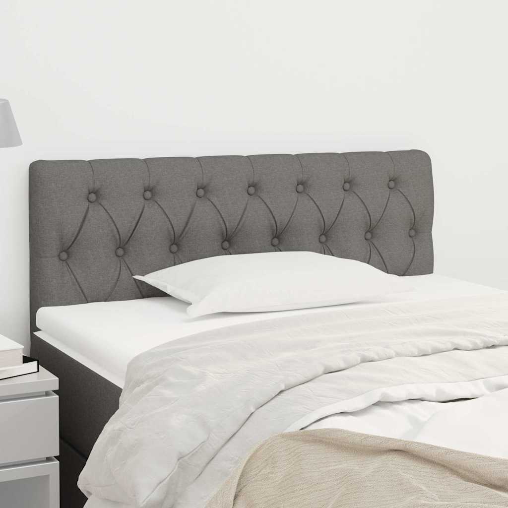 Vidaxl hoofdbord 100x7x78 88 cm stof donkergrijs