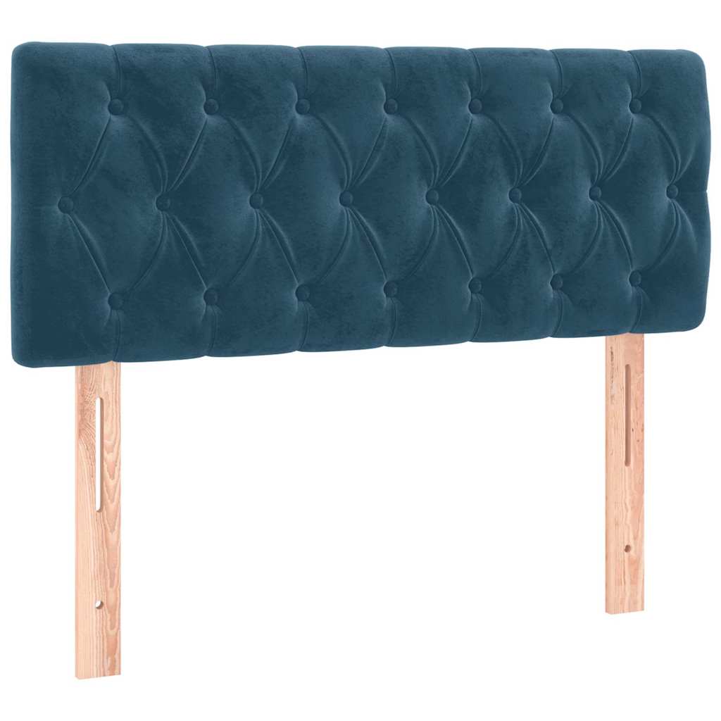 Vidaxl hoofdbord 100x7x78 88 cm fluweel donkerblauw