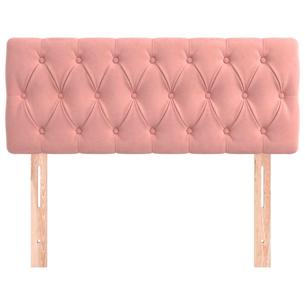 Vidaxl hoofdbord 100x7x78 88 cm fluweel roze