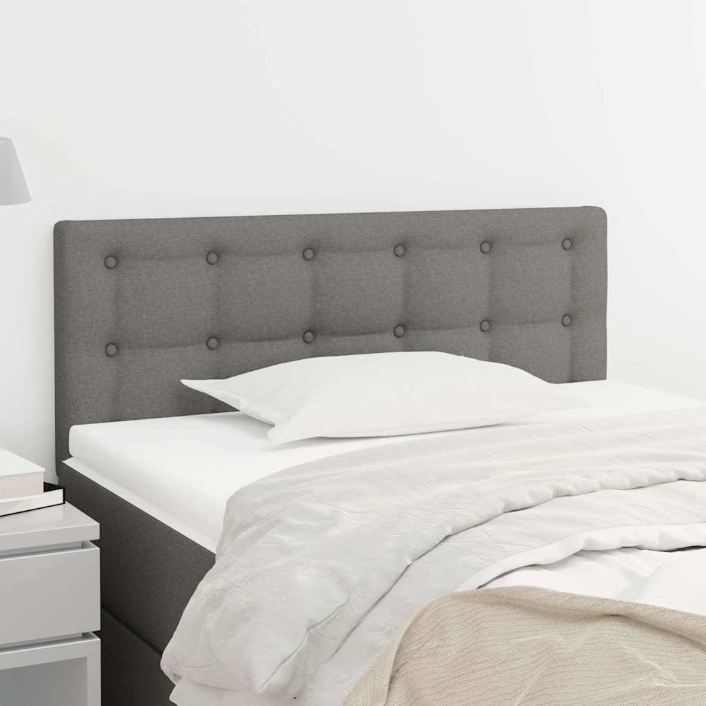 Vidaxl hoofdbord 90x5x78 88 cm stof donkergrijs