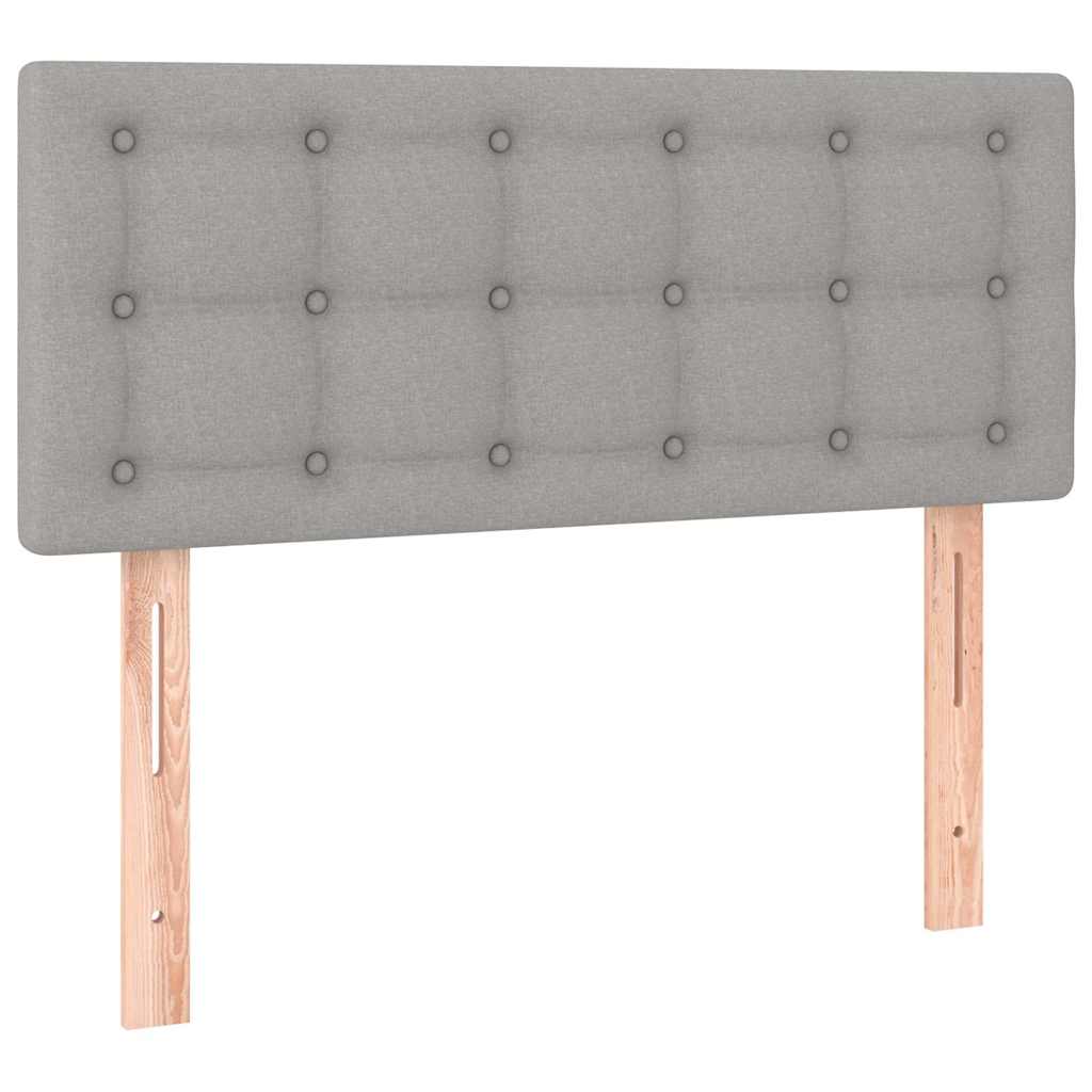 Vidaxl hoofdbord 100 x 5 x 78 88 cm stof lichtgrijs