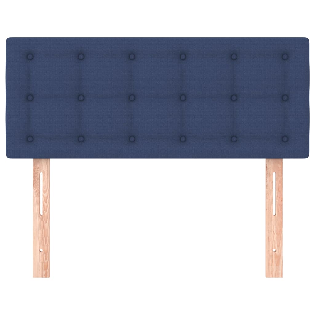 Vidaxl hoofdbord 100x5x78 88 cm stof blauw