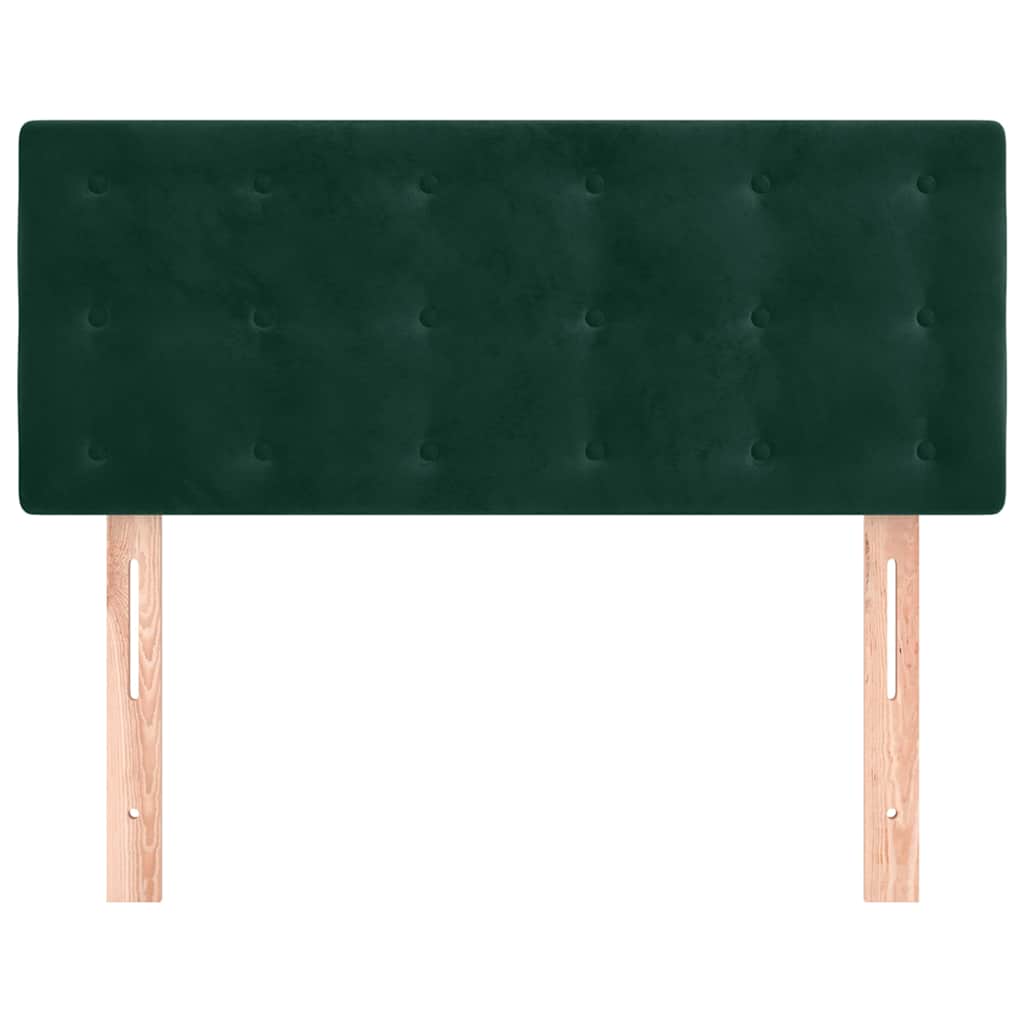 Vidaxl hoofdbord 100x5x78 88 cm fluweel donkergroen