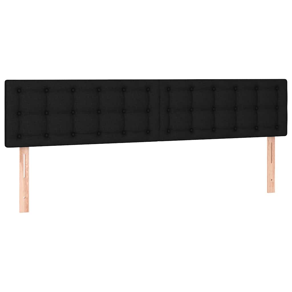 Vidaxl hoofdborden 2 st 90x5x78 88 cm stof zwart