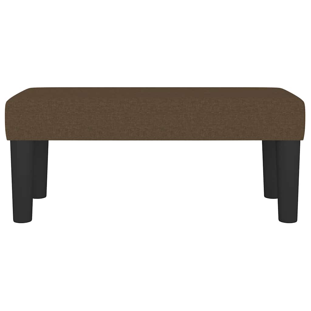 Vidaxl bankje 70x30x30 cm stof bruin