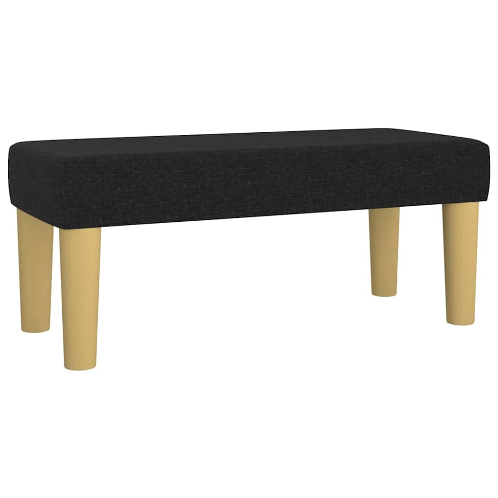 Vidaxl bankje 70x30x30 cm stof zwart
