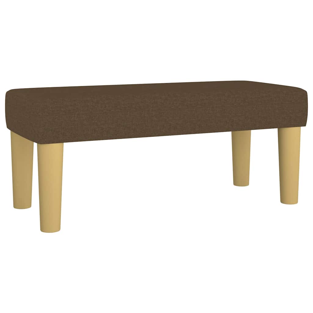 Vidaxl bankje 70x30x30 cm stof bruin