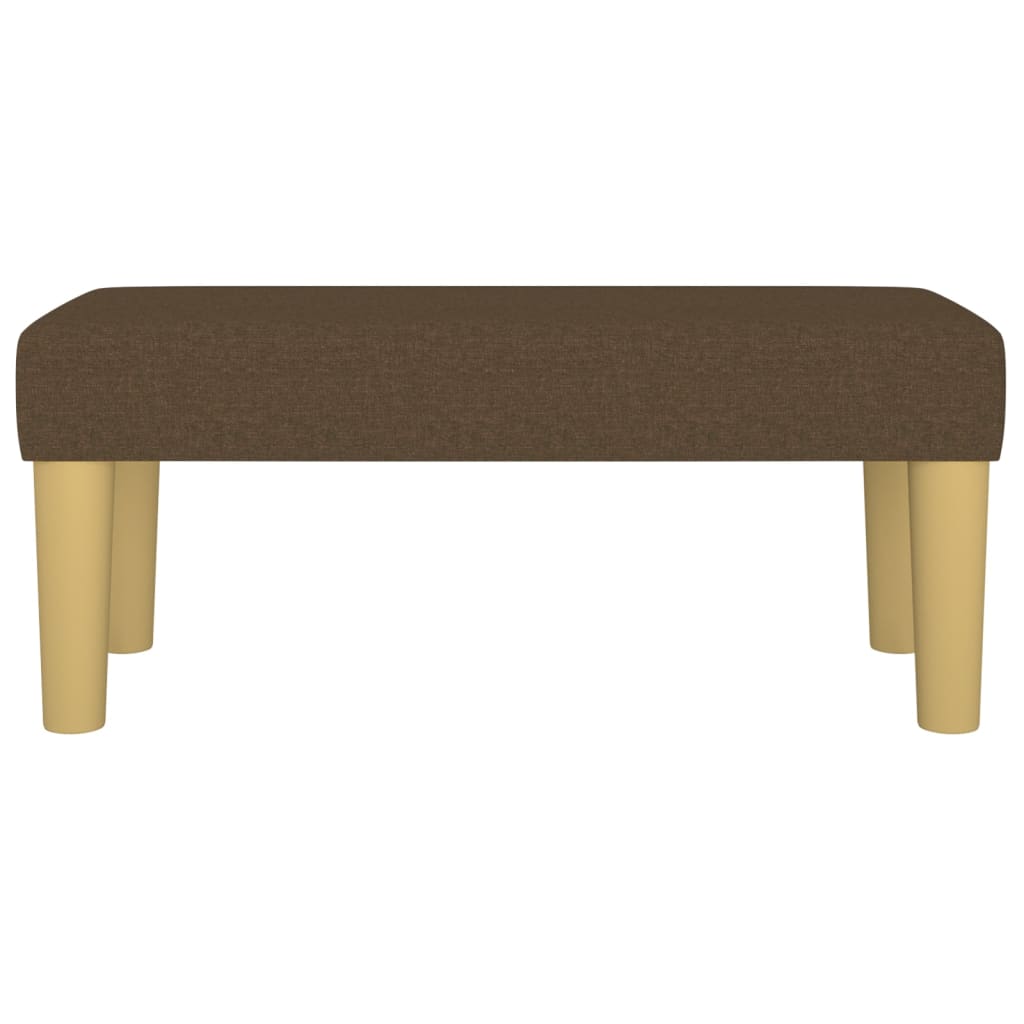 Vidaxl bankje 70x30x30 cm stof bruin