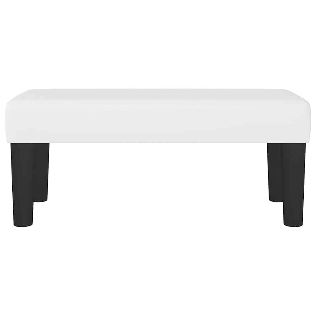Vidaxl bankje 70x30x30 cm kunstleer wit