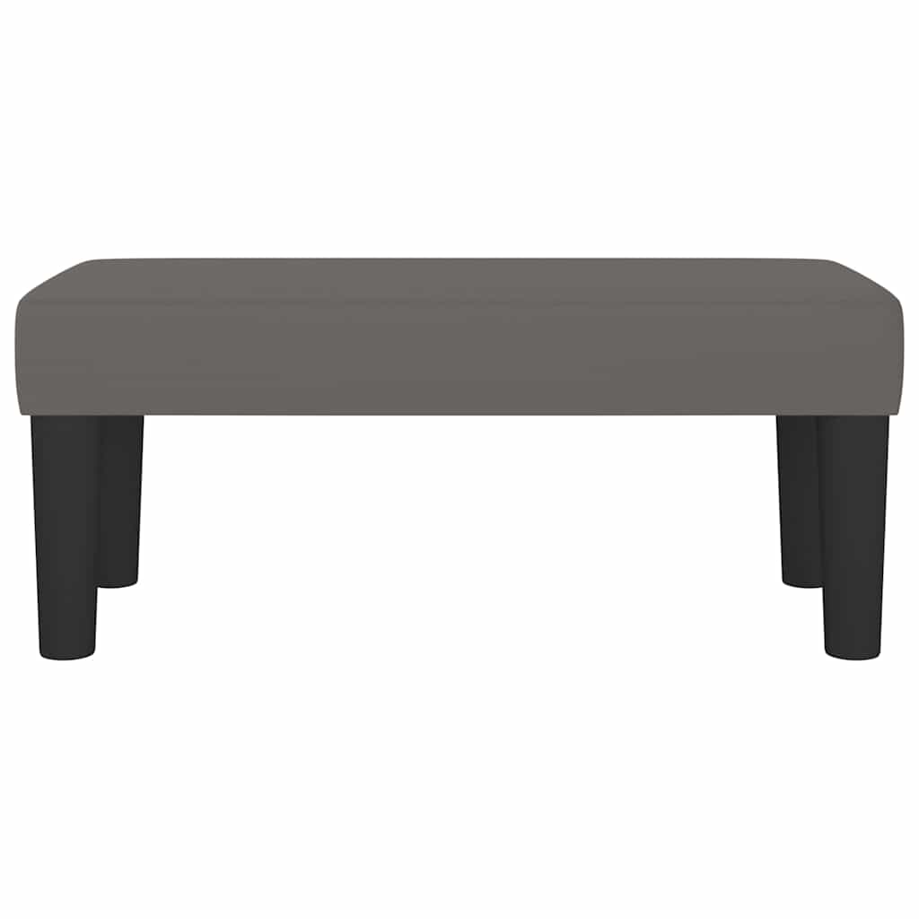 Vidaxl bankje 70x30x30 cm kunstleer grijs