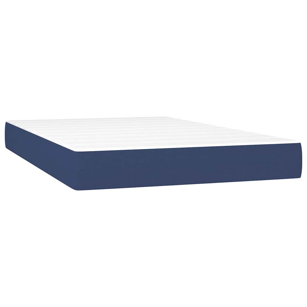 Vidaxl pocketveringmatras medium 120x200x20 cm stof blauw