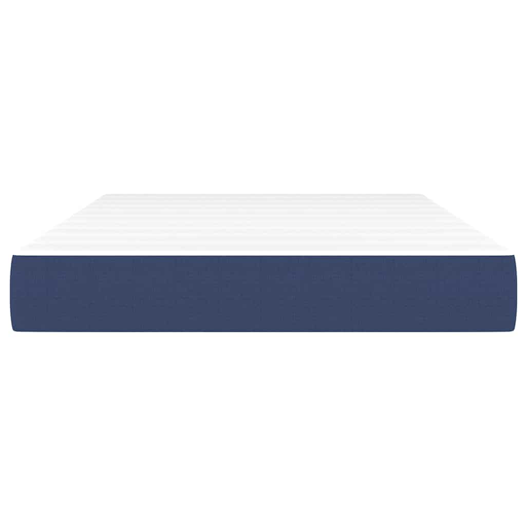 Vidaxl pocketveringmatras medium 120x200x20 cm stof blauw