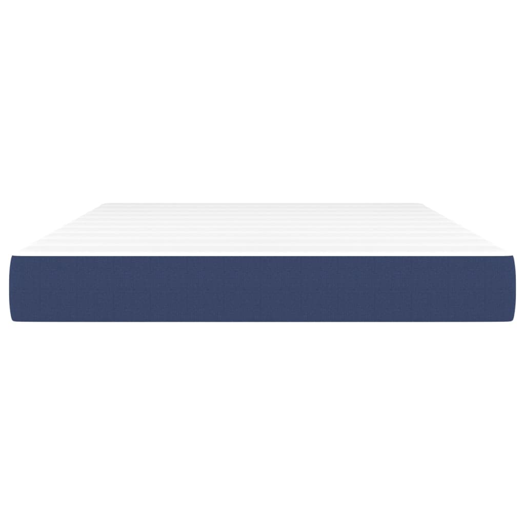 Vidaxl pocketveringmatras medium 140x190x20 cm stof blauw