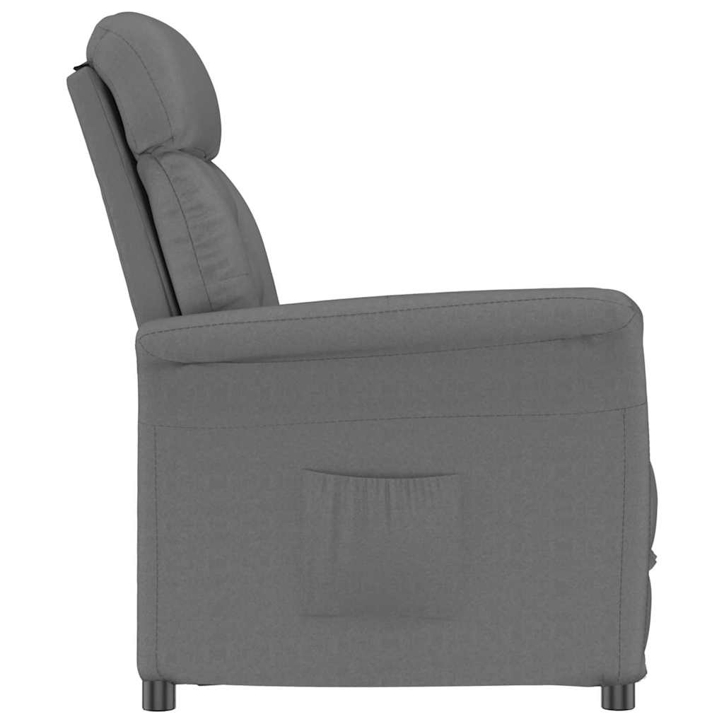 Vidaxl fauteuil donkergrijs 96,5 x 70,5 x 95 cm microvezel