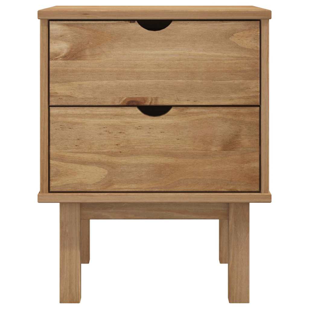 Vidaxl nachtkastje otta 45x39x57 cm massief grenenhout