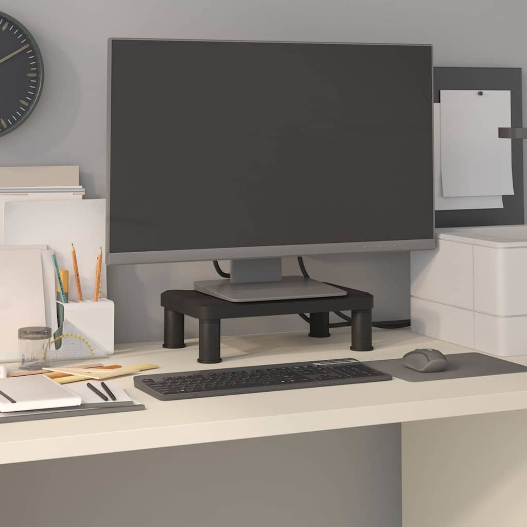 Vidaxl monitorstandaard 38x24x10,5 cm zwart