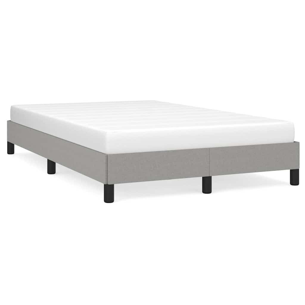 Vidaxl bedframe zonder matras 120x200 cm stof lichtgrijs
