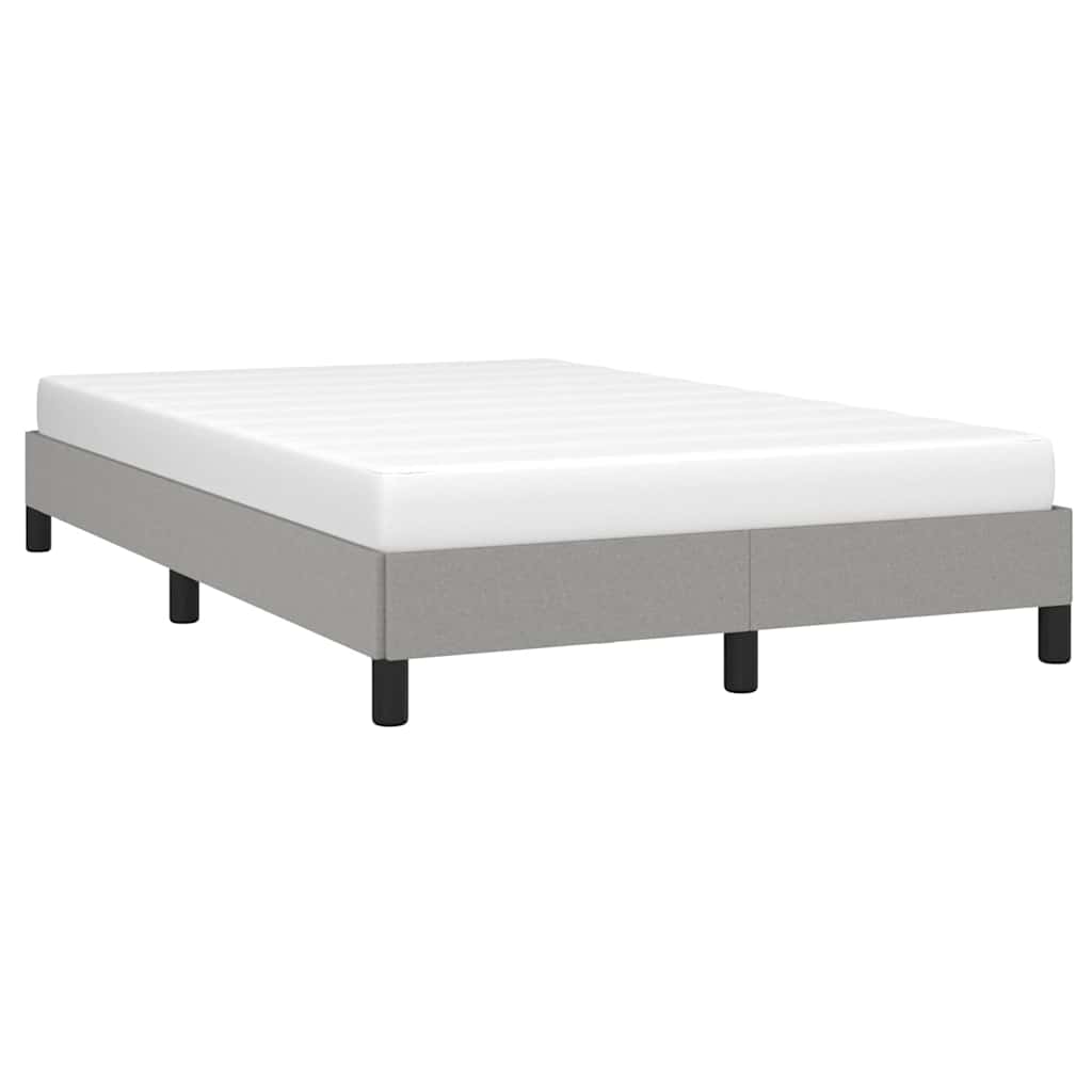 Vidaxl bedframe zonder matras 120x200 cm stof lichtgrijs