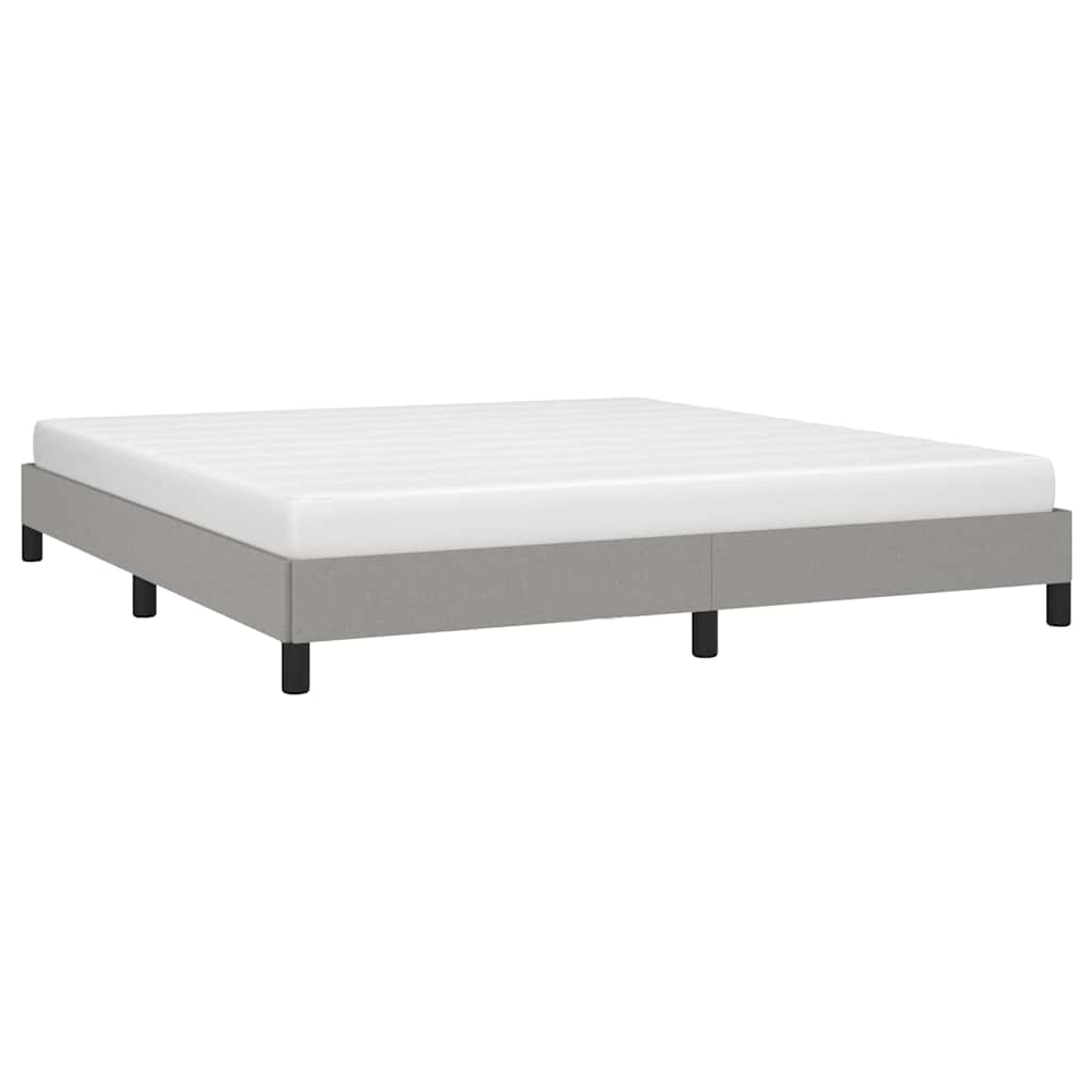 Vidaxl bedframe zonder matras stof lichtgrijs 180x200 cm