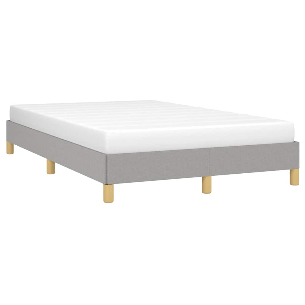 Vidaxl bedframe zonder matras 120x200 cm stof lichtgrijs