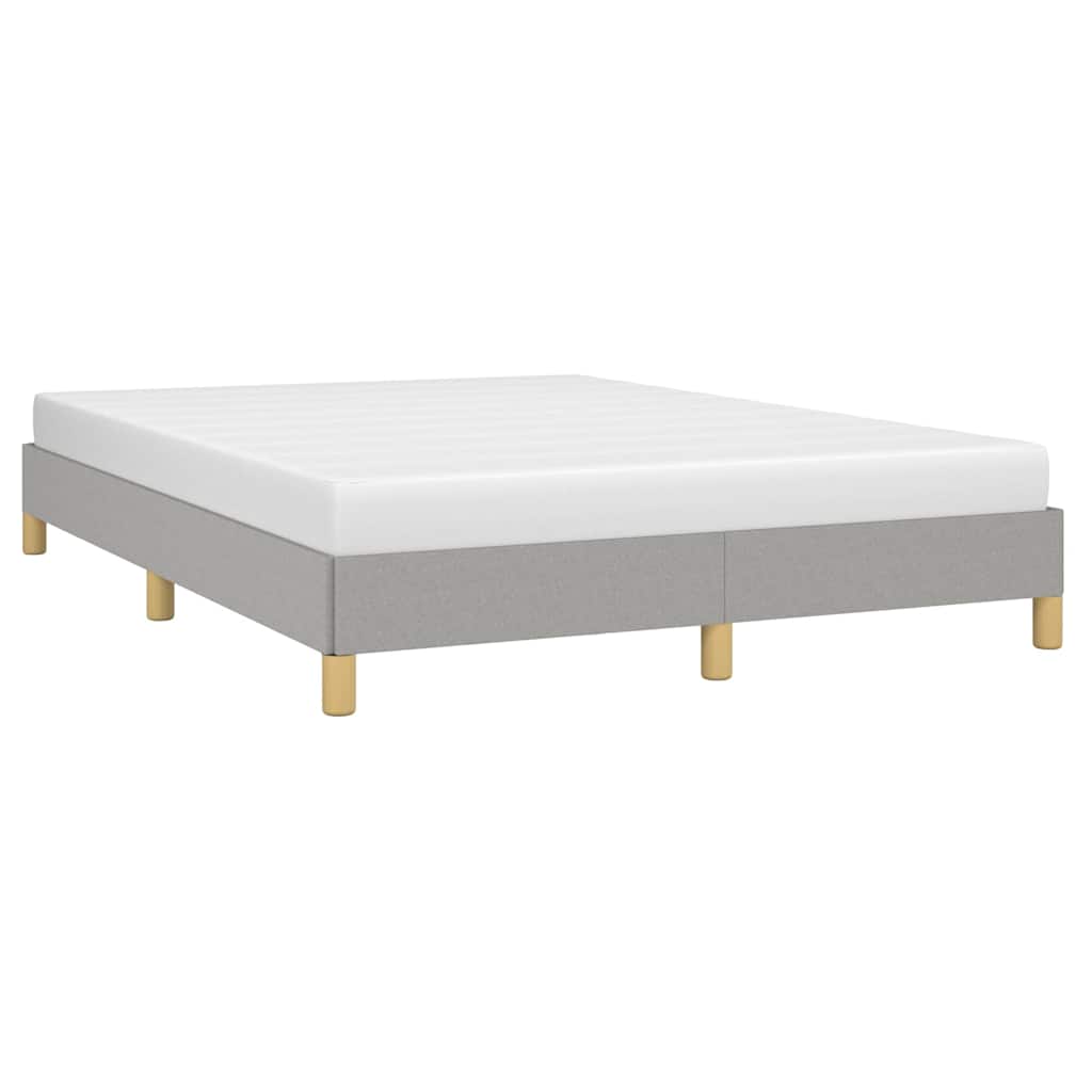Vidaxl bedframe zonder matras stof lichtgrijs 140x200 cm