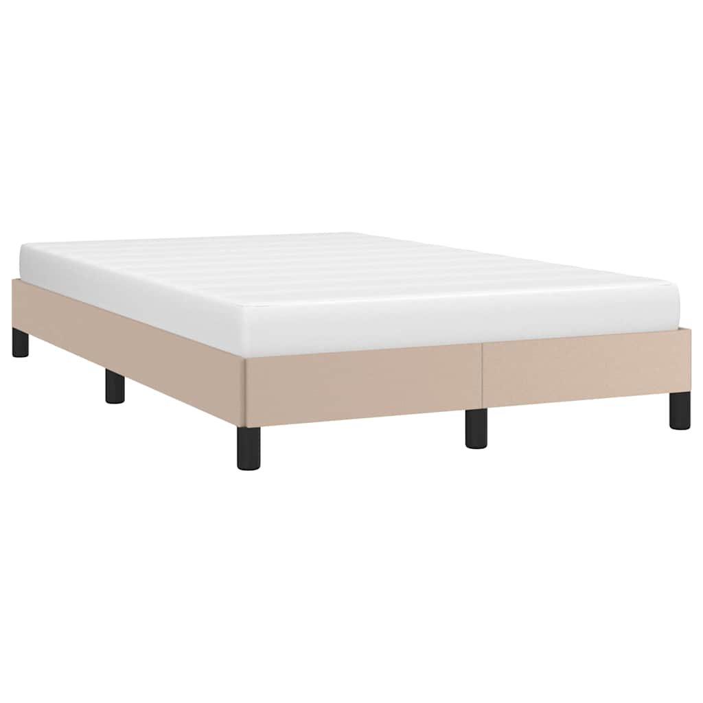 Vidaxl bedframe kunstleer cappuccinokleurig 120x200 cm