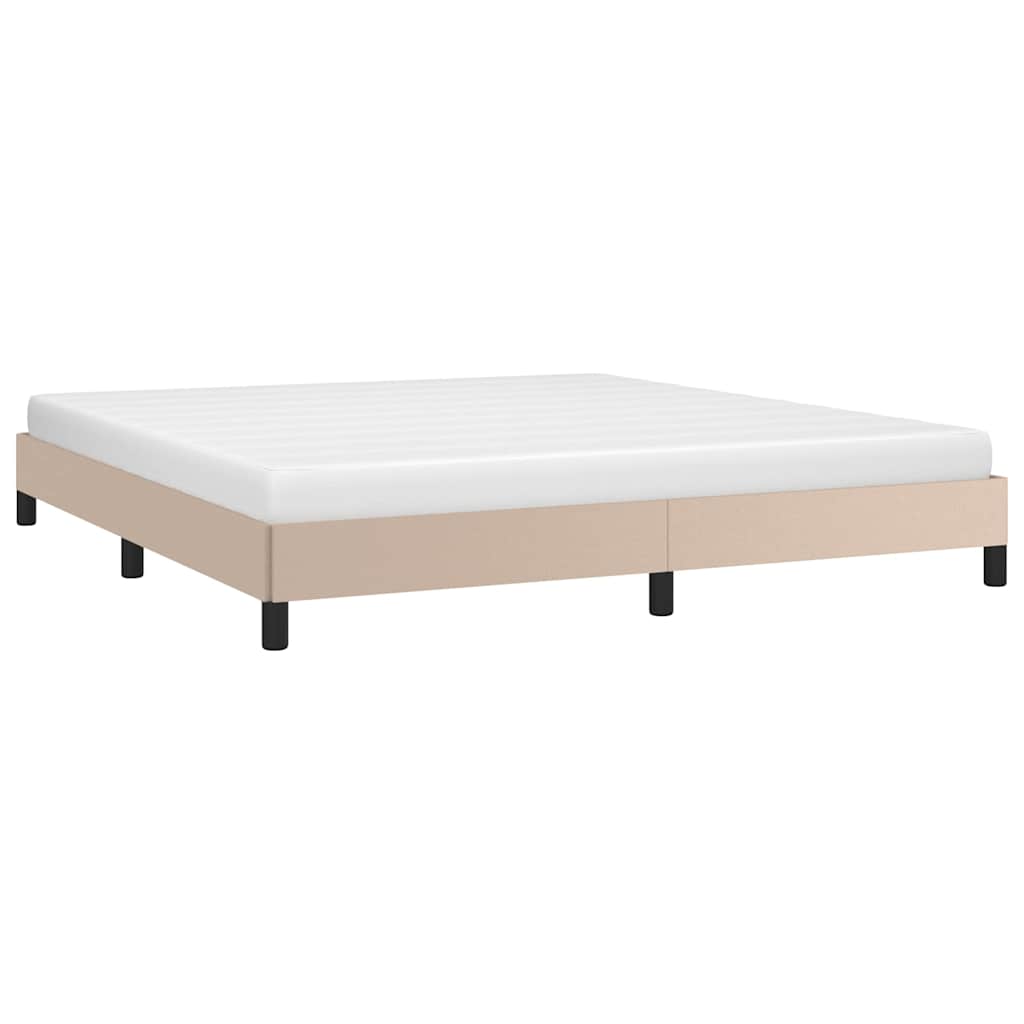 Vidaxl bedframe kunstleer cappuccinokleurig 160x200 cm